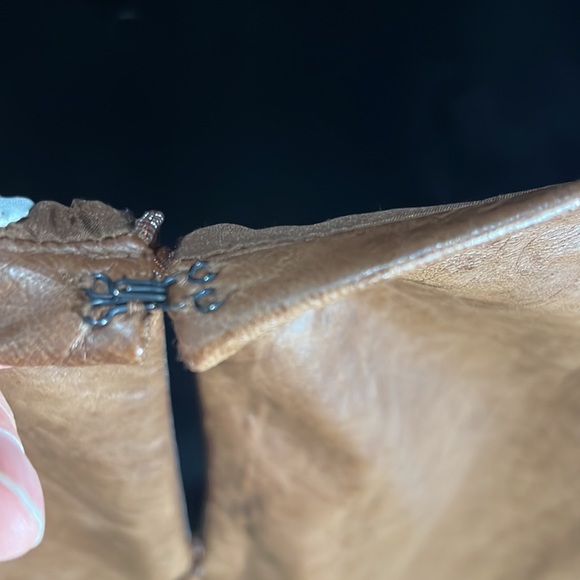 3.1 Phillip Lim Cognac Leather Skirt - Picture 5 of 10